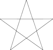 a basic pentagram