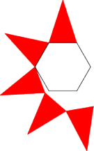 and wrap it around a hexagon